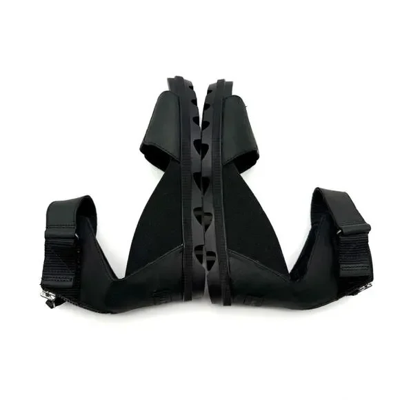 Sorel Joanie II Ankle Strap Wedge Sandal Black 8.5 - Picture 8 of 15